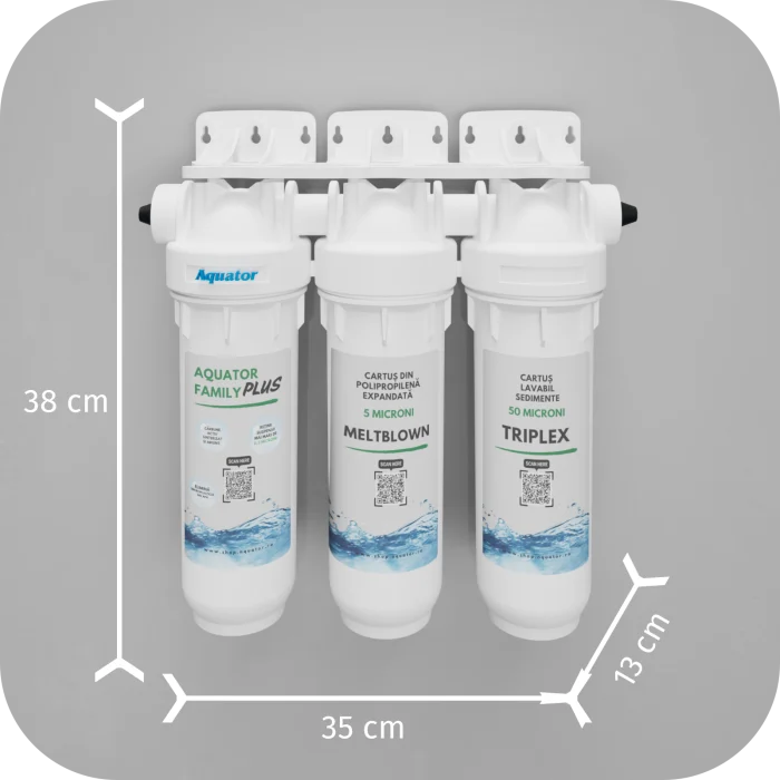Filtru de apa Aquator Family Triplex Plus, 8000-10000 litri, sistem complet [1]