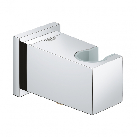 Pare, furtunuri și accesorii pentru duș - Cot racord furtun cu suport para dus culoare crom Grohe Euphoria Cube