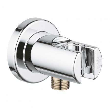 Pare, furtunuri și accesorii pentru duș - Cot racord furtun cu suport para dus culoare crom Grohe Relexa
