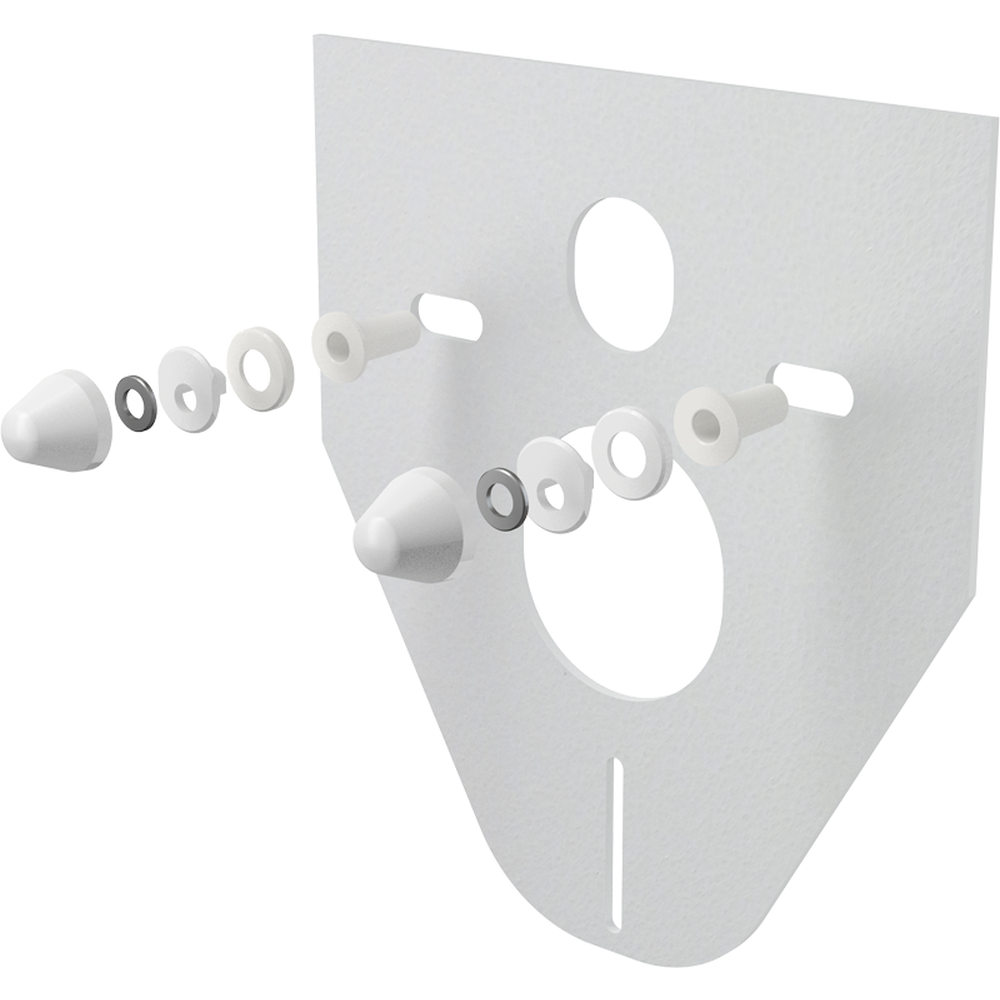 Accesorii toaleta - Garnitura izolare fonica pentru vas wc sau bideu cu accesorii incluse Alca M910