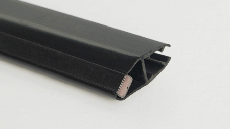 Baie - Garnitura magnetica pentru cabine de dus, 196 cm, negru,  Deante Kerria Plus