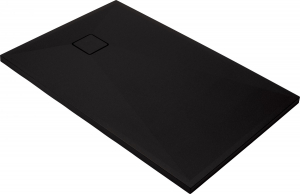 Cadite dus - Cadita dus compozit slim neagra 120x90 cm Deante, Correo