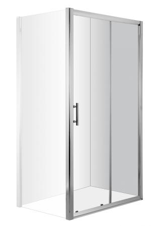 Cabina dus dreptunghiulara 160x90 cm, cu perete fix si usa culisanta, Deante Cynia [1]