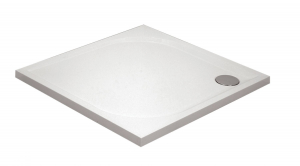 Cadita dus slim patrata 80x80 cm alba Deante, Cubic [1]