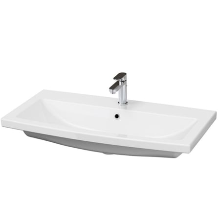 Chiuvete baie - Lavoar baie alb lucios 90 cm, dreptunghiular, Cersanit Como