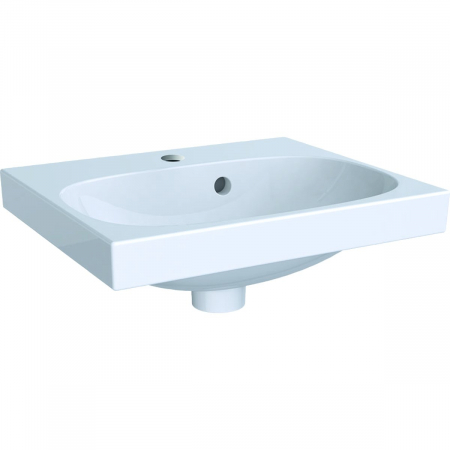 Chiuvete baie - Lavoar baie incastrat alb 45 cm, dreptunghiular, Geberit Acanto