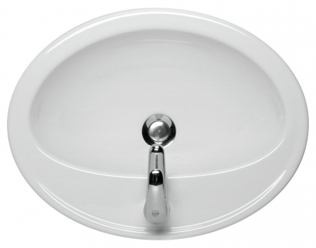 Lavoar incastrat alb 54 cm, oval, Cersanit Calla [1]