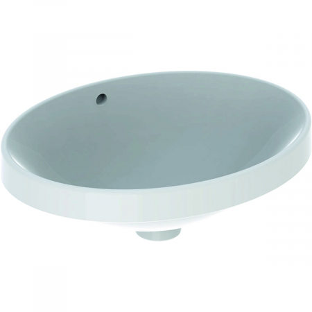 Chiuvete baie - Lavoar baie incastrat alb 50 cm, oval, Geberit VariForm