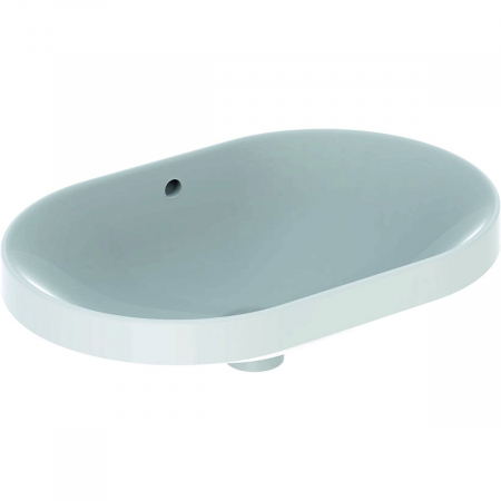 Chiuvete baie - Lavoar baie incastrat alb 60 cm, oval, Geberit Variform Eliptic