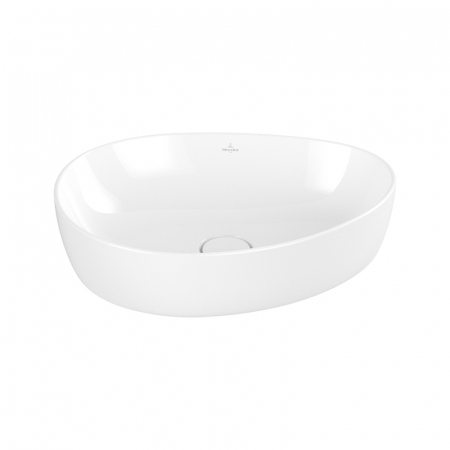 Chiuvete baie - Lavoar baie pe blat 51 cm, alp alpin, asimetric, Villeroy & Boch Antao