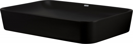Lavoar pe blat negru mat 60 cm, dreptunghiular, Deante Tess [1]