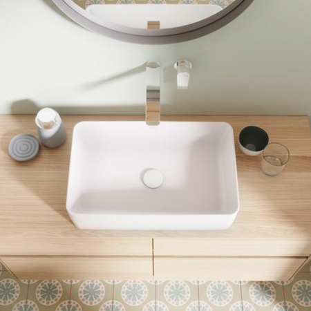 Lavoar baie pe blat alb 56 cm, dreptunghiular, Villeroy & Boch, Collaro [1]