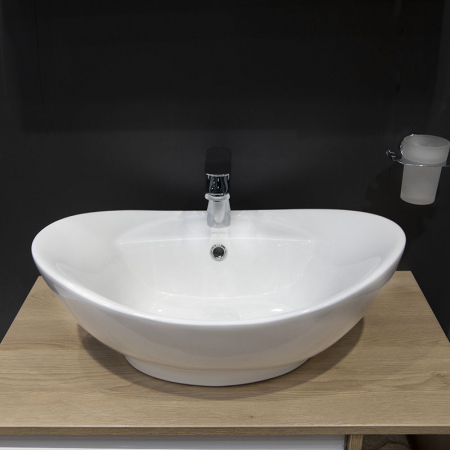 Lavoar baie pe blat oval Fluminia Loira New [5]