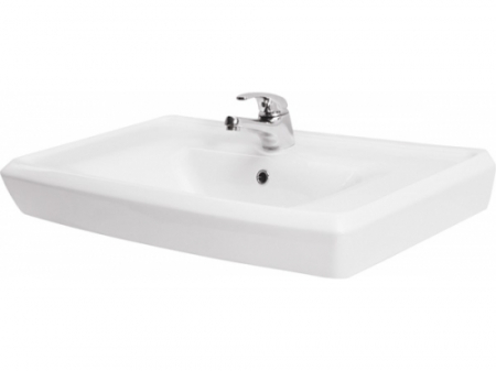 Obiecte sanitare - Lavoar baie pentru mobilier, alb lucios 80, Cersanit Roma