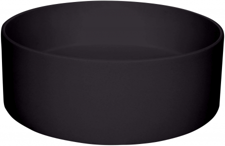 Lavoar pe blat compozit negru mat 36 cm, rotund, Deante Silia [2]