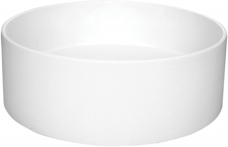 Lavoar pe blat compozit alb lucios 36 cm, rotund, Deante Silia [2]