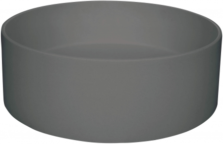 Lavoar pe blat compozit antracit mat 36 cm, rotund, Deante Silia [2]