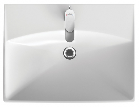 Lavoar baie suspendat alb 60 cm, dreptunghiular, Cersanit City [1]