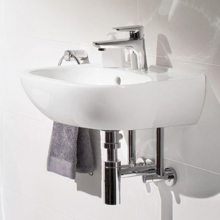 Lavoar baie suspendat alb lucios 60 cm Villeroy & Boch, Novo [2]