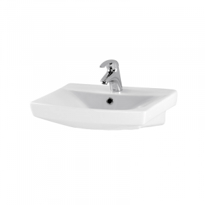 Chiuvete baie - Lavoar baie suspendat alb lucios 50 cm Cersanit Carina