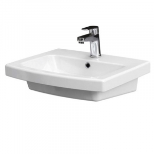 Chiuvete baie - Lavoar baie suspendat alb lucios 50 cm Cersanit Easy