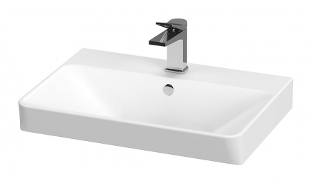 Chiuvete baie - Lavoar suspendat alb 56 cm, dreptunghiular, Cersanit Mille