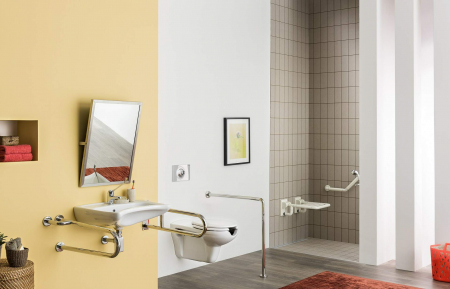 Lavoar baie suspendat pentru persoane cu dizabilitati Deante, Vital [3]