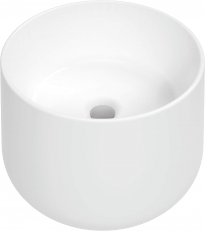 Baie - Lavoar ceramic, montare blat, 37.5x37.5 cm, alb, Deante Arnika