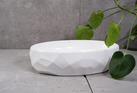 Lavoar 3D haxagon, pentru blat REA Maya 60 cm [2]