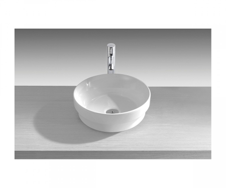 Chiuvete baie - Lavoar pe blat alb 40 cm, rotund, Gala Circle