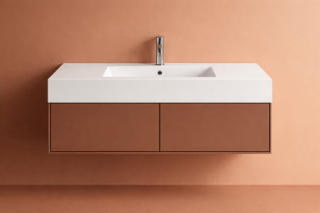 Lavoar compozit 1010 x 460 mm incastrat sau suspendat, dreptunghiular, Foglia Cube [1]