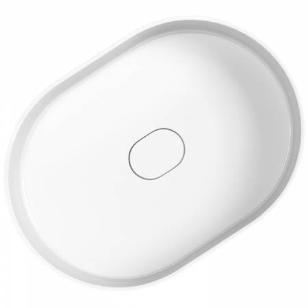 Lavoar de sine stătător alb lucios, oval, Rea Dolce [4]