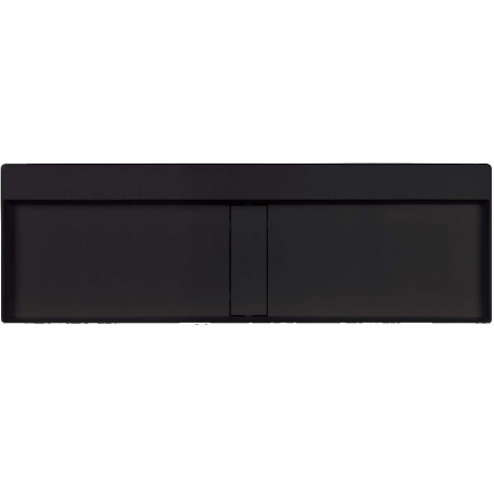 Lavoar din granit, capac scurgere, montare blat, 120x40 cm, negru, Deante Blur [1]