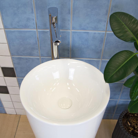 Lavoar freestanding rotund, Fluminia, Athos [2]