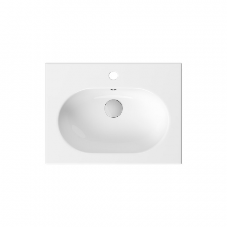 Lavoar incastrat alb 60 cm, dreptunghiular, Cersanit Zen [2]