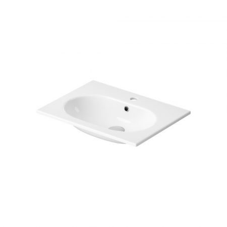 Lavoar incastrat alb 60 cm, dreptunghiular, Cersanit Zen [1]