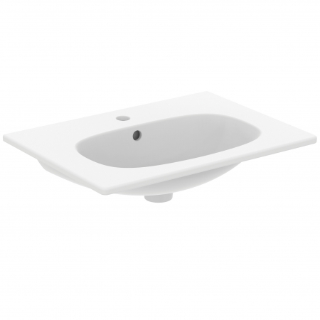 Baie - Lavoar incastrat alb mat 63 cm, dreptunghiular, Ideal Standard Tesi