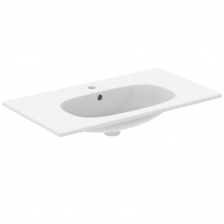 Baie - Lavoar incastrat alb mat 83 cm, dreptunghiular, Ideal Standard Tesi