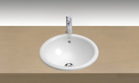 Chiuvete baie - Lavoar incastrat alb 40 cm, rotund, Gala Jara