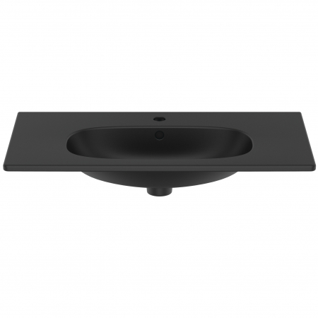 Lavoar incastrat negru mat 83 cm, dreptunghiular, Ideal Standard Tesi [1]