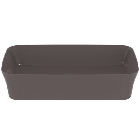 Lavoar pe blat gri lucios 55 cm, dreptunghiular, fara preaplin, Ideal Standard Ipalyss [1]