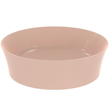 Chiuvete baie - Lavoar pe blat roz lucios 40 cm, rotund, fara preaplin, Ideal Standard Ipalyss