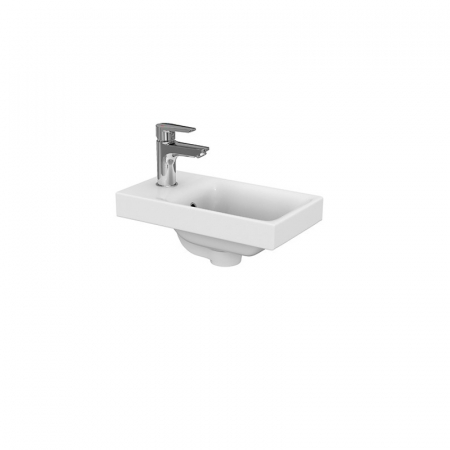 Chiuvete baie - Lavoar baie pe mobilier alb 40 cm Cersanit Moduo