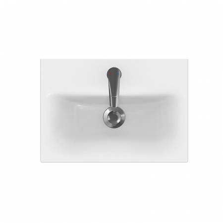 Lavoar baie pentru mobilier alb 50 cm Cersanit Moduo [1]
