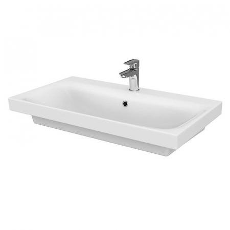 Chiuvete baie - Lavoar baie pentru mobilier alb 80 cm Cersanit Moduo