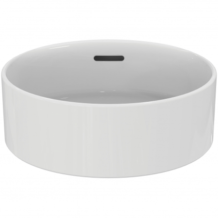 Lavoar pe blat alb 38 cm, rotund, cu preaplin, Ideal Standard Strada II [2]