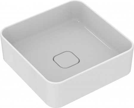 Chiuvete baie - Lavoar pe blat alb 40 cm, patrat, Ideal Standard Strada II