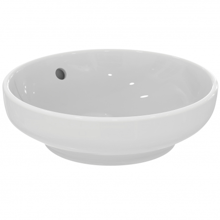 Chiuvete baie - Lavoar pe blat alb 40 cm, rotund, cu preaplin, Ideal Standard i.Life B