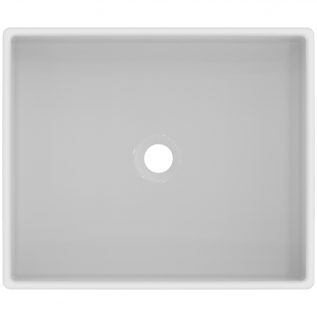 Lavoar cu montare pe blat, 50x42 cm, fără preaplin, fără orificiu pentru baterie, alb Ideal Standard i.Life B [3]
