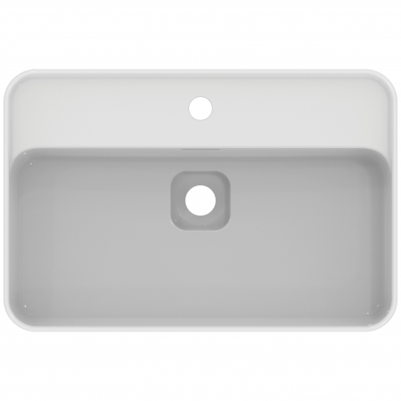 Lavoar pe blat alb 60 cm, dreptunghiular, cu orificiu baterie, Ideal Standard Strada II [3]